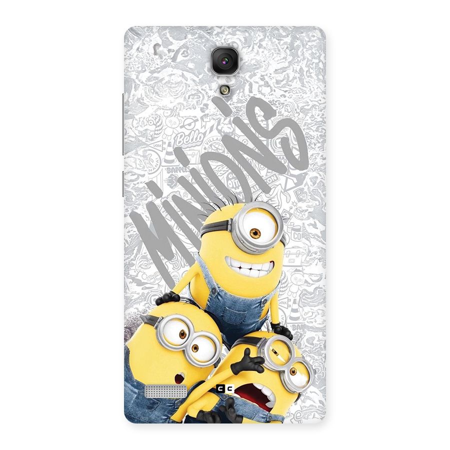 Minions Typo Back Case for Redmi Note Prime