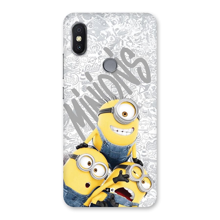 Minions Typo Back Case for Redmi Y2