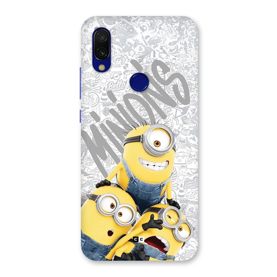 Minions Typo Back Case for Redmi Y3