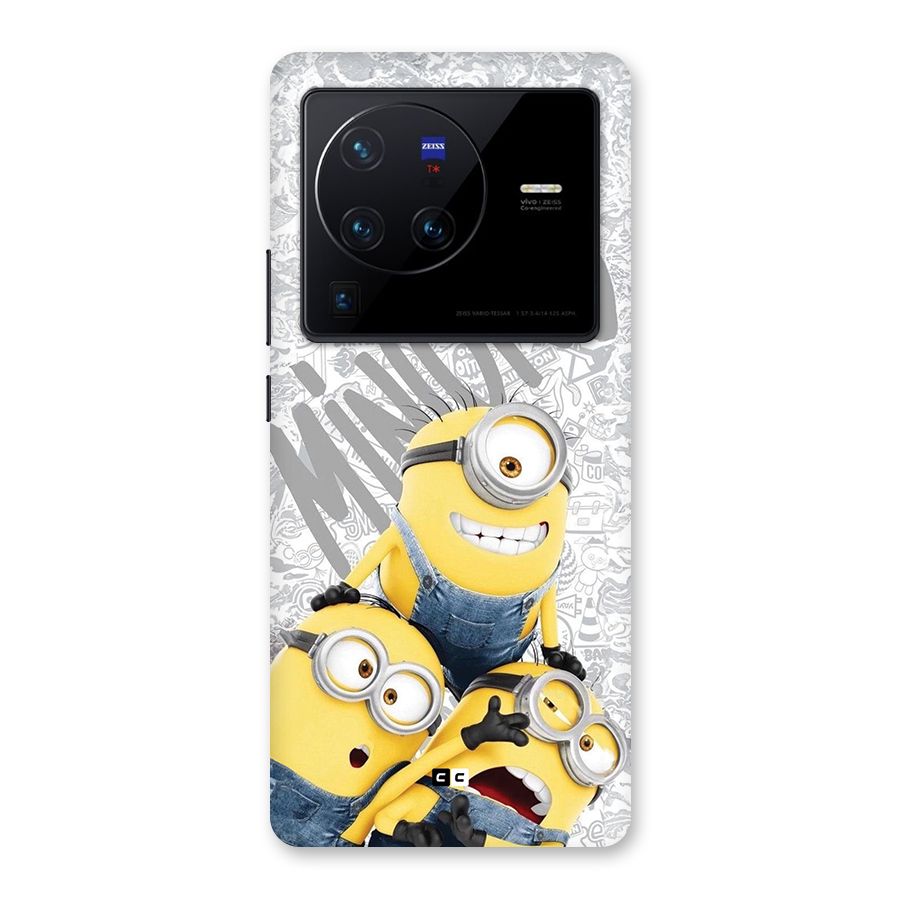 Minions Typo Back Case for Vivo X80 Pro