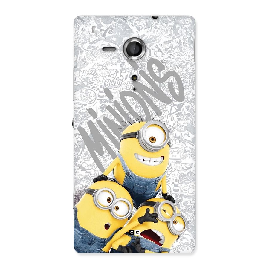 Minions Typo Back Case for Xperia Sp