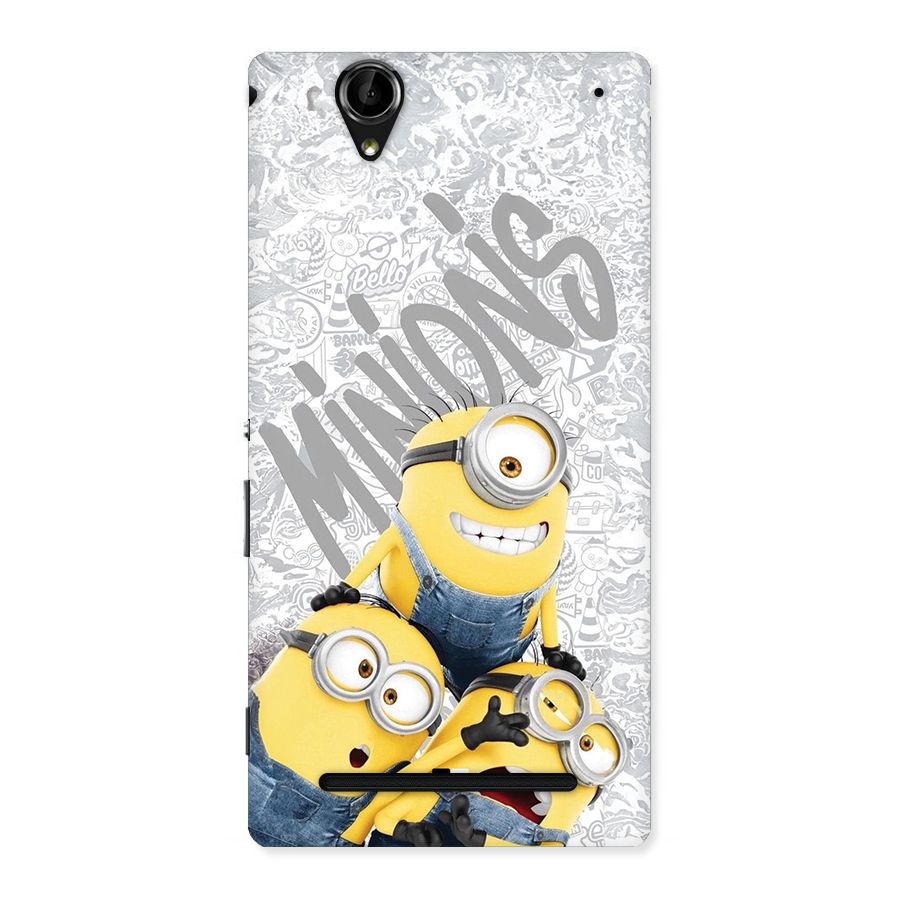 Minions Typo Back Case for Xperia T2