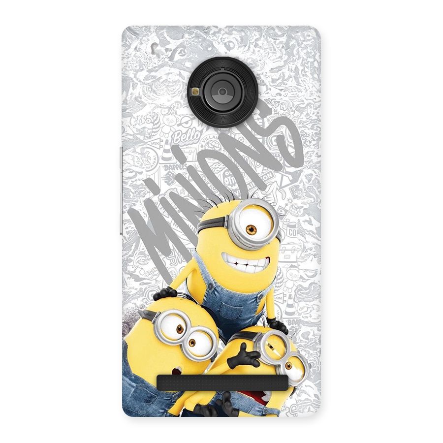 Minions Typo Back Case for Yunique