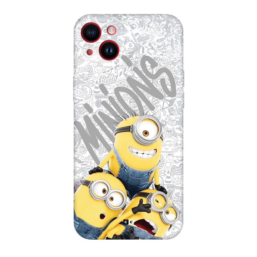Minions Typo Back Case for iPhone 14 Plus