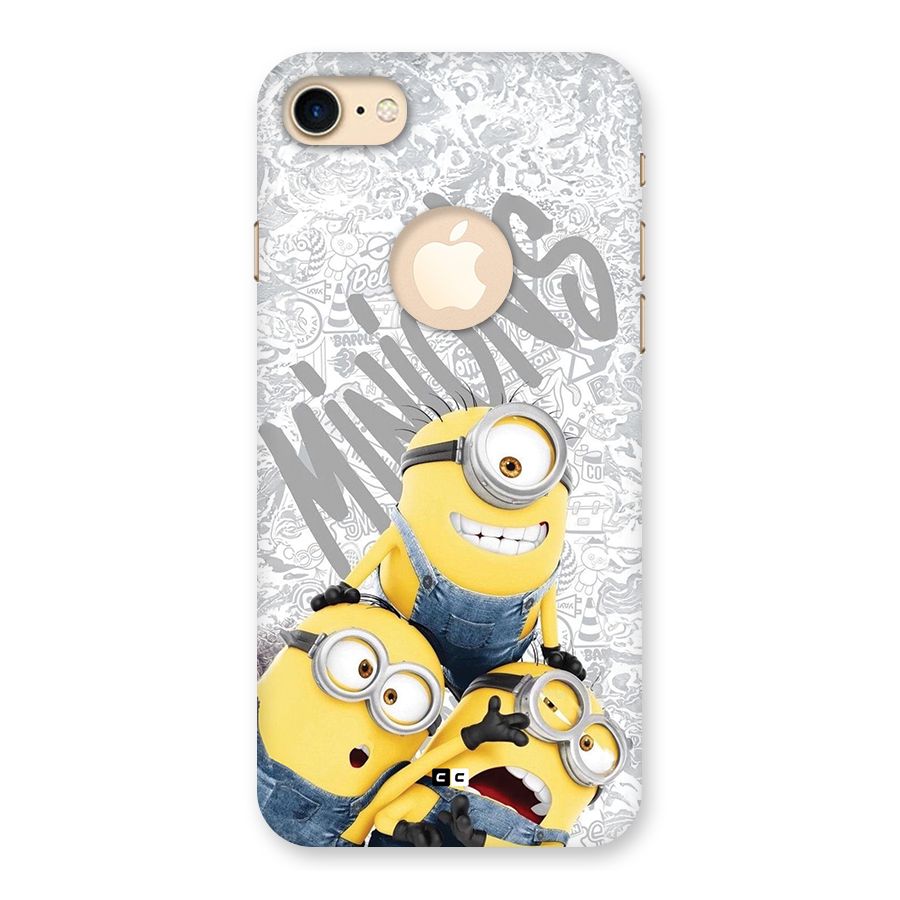Minions Typo Back Case for iPhone 7 Logo Cut
