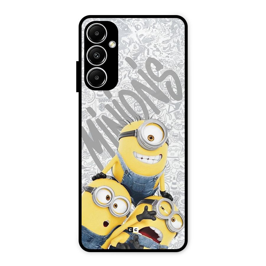 Minions Typo Metal Back Case for Galaxy A05s
