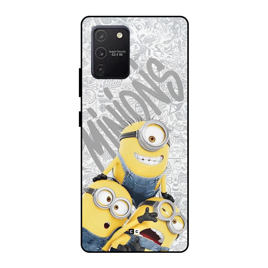 Minions Typo Metal Back Case for Galaxy S10 Lite