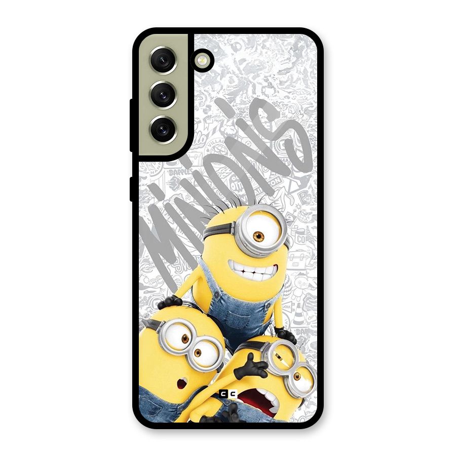 Minions Typo Metal Back Case for Galaxy S21 FE 5G (2023)