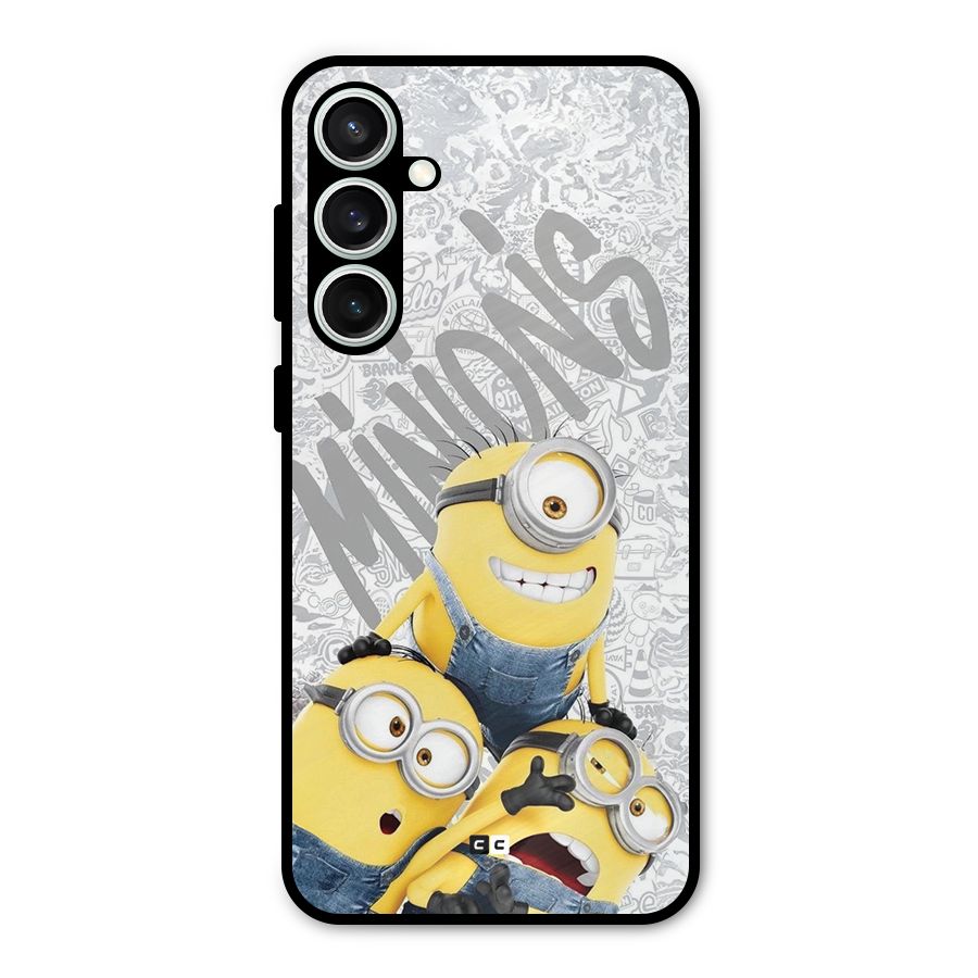 Minions Typo Metal Back Case for Galaxy S23 FE