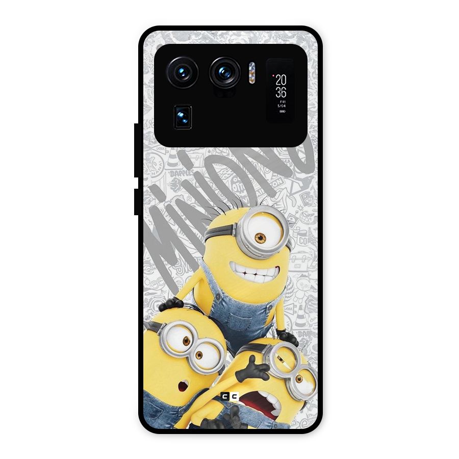 Minions Typo Metal Back Case for Mi 11 Ultra