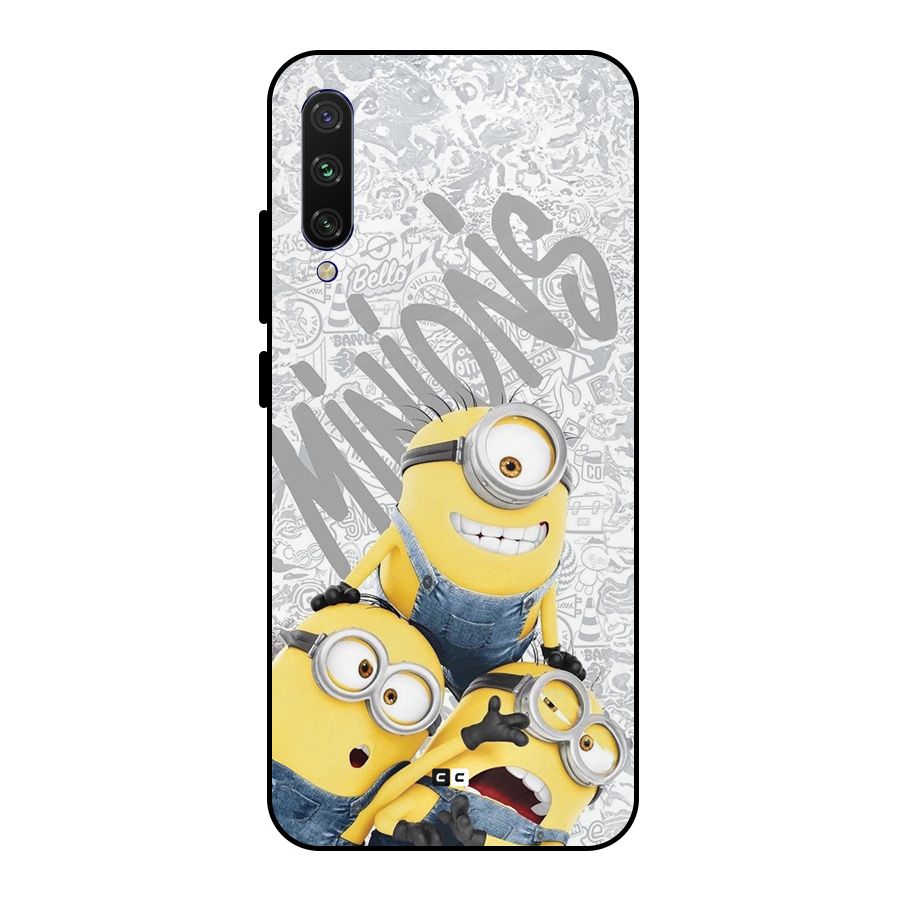 Minions Typo Metal Back Case for Mi A3