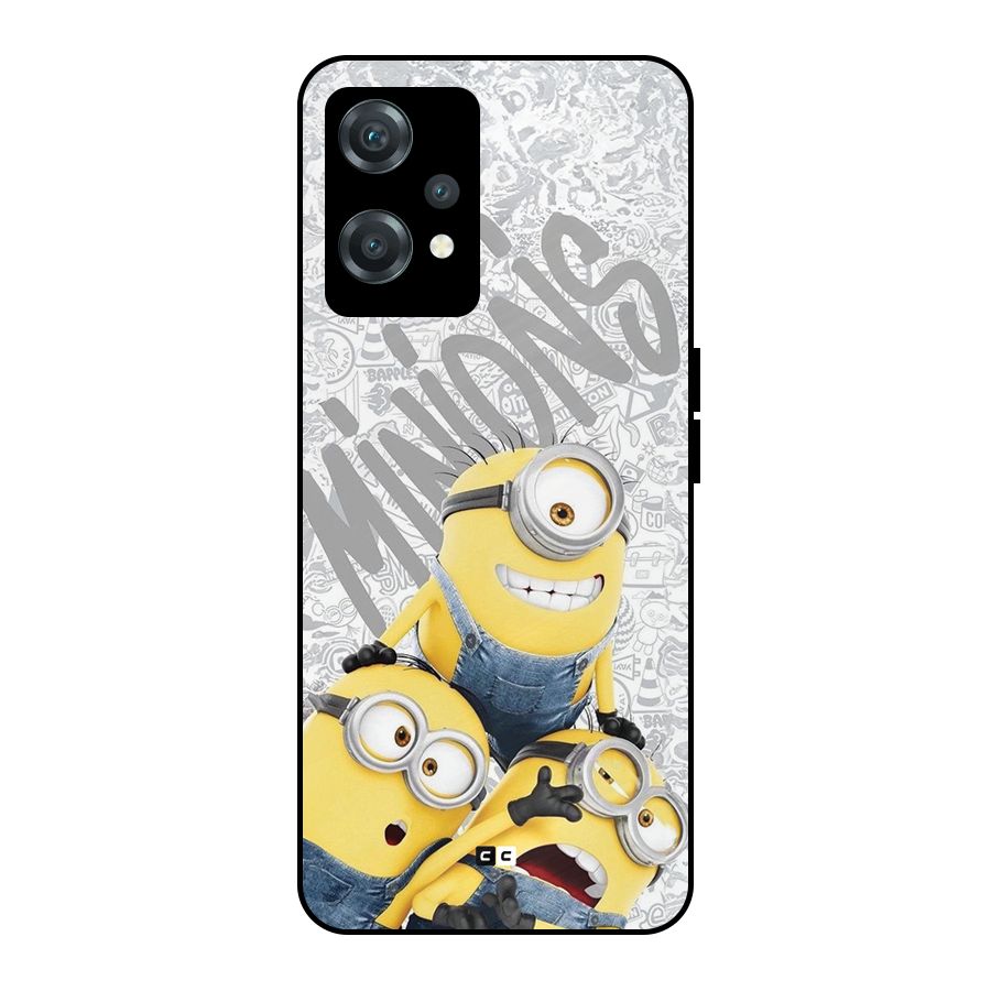 Minions Typo Metal Back Case for OnePlus Nord CE 2 Lite 5G