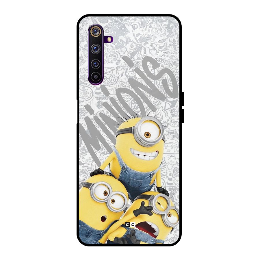 Minions Typo Metal Back Case for Realme 6 Pro