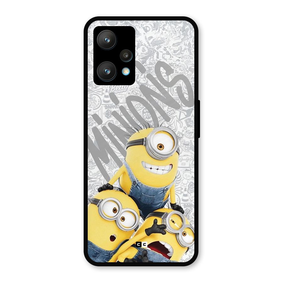 Minions Typo Metal Back Case for Realme 9
