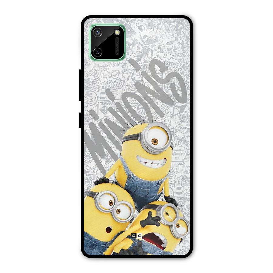 Minions Typo Metal Back Case for Realme C11