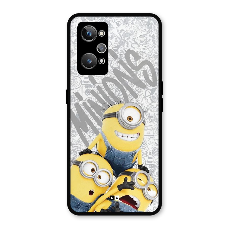Minions Typo Metal Back Case for Realme GT 2