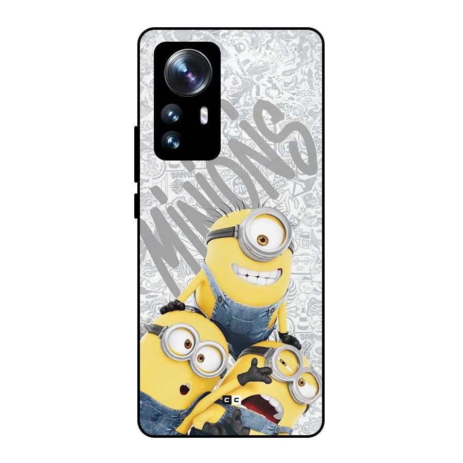 Minions Typo Metal Back Case for Xiaomi 12 Pro