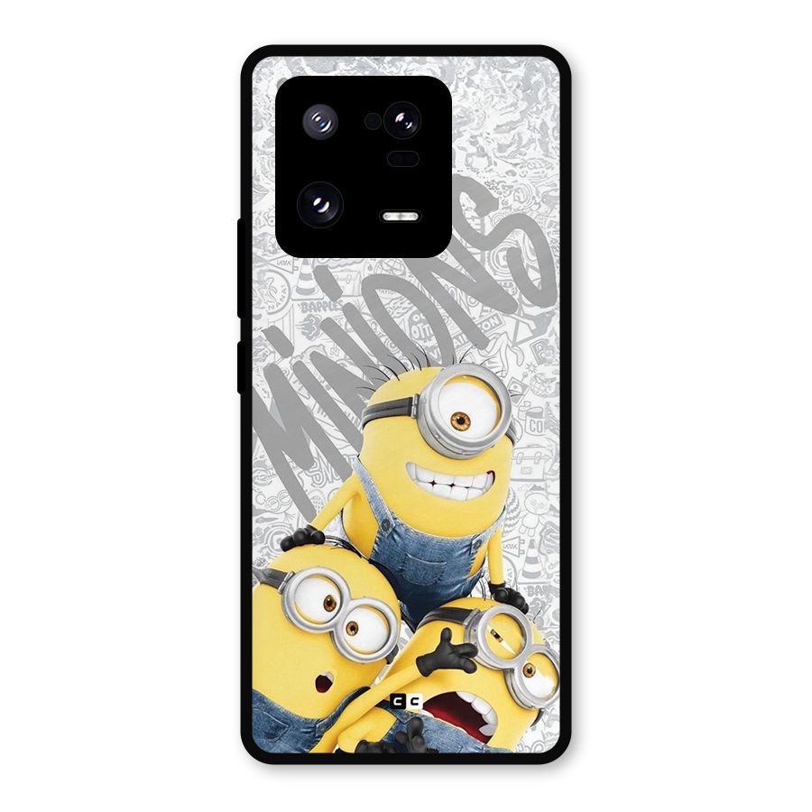 Minions Typo Metal Back Case for Xiaomi 13 Pro