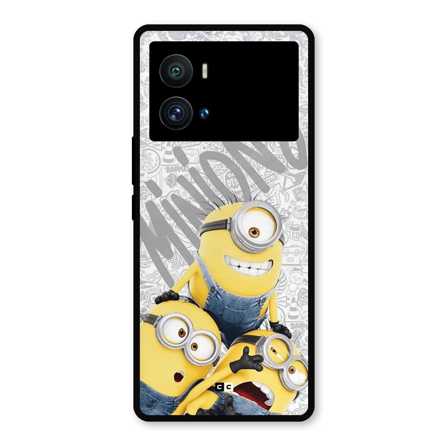 Minions Typo Metal Back Case for iQOO 9 Pro