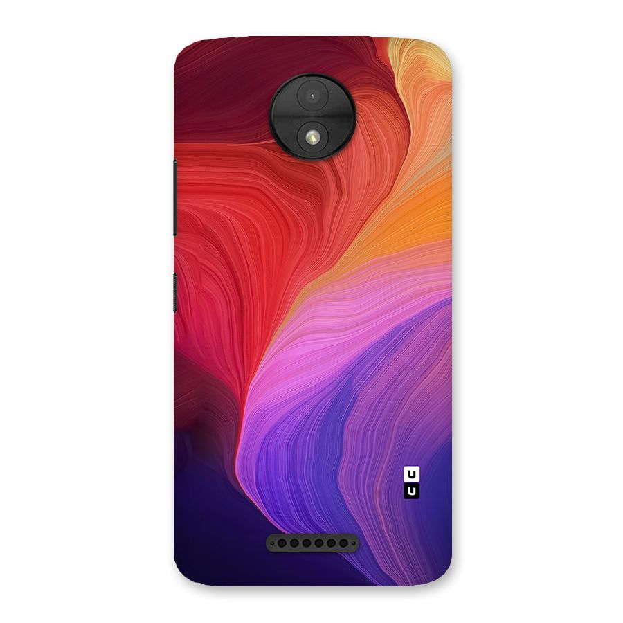 Modern Colors Mix Back Case for Moto C