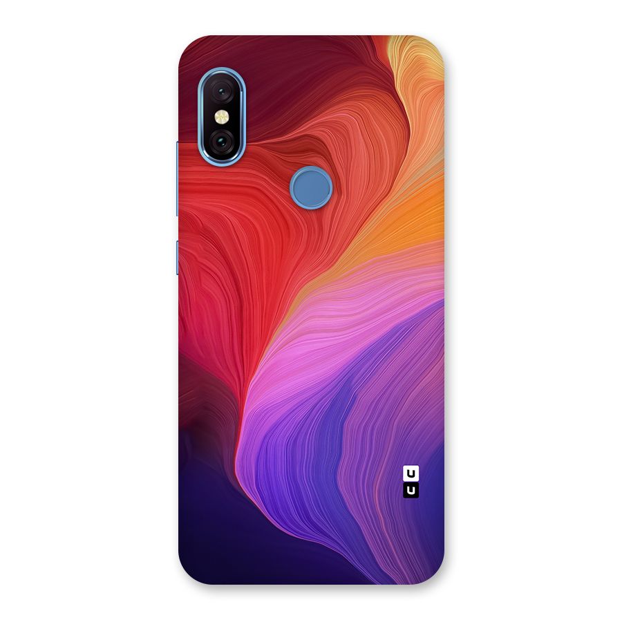 Modern Colors Mix Back Case for Redmi Note 6 Pro