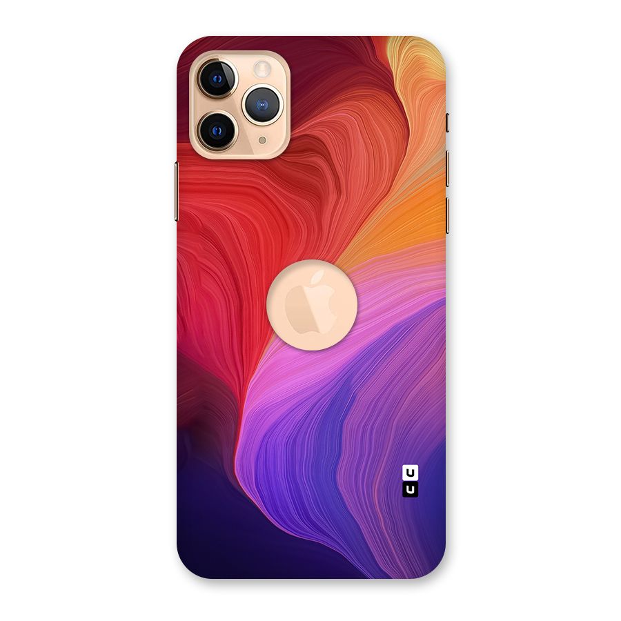 Modern Colors Mix Back Case for iPhone 11 Pro Max Logo Cut