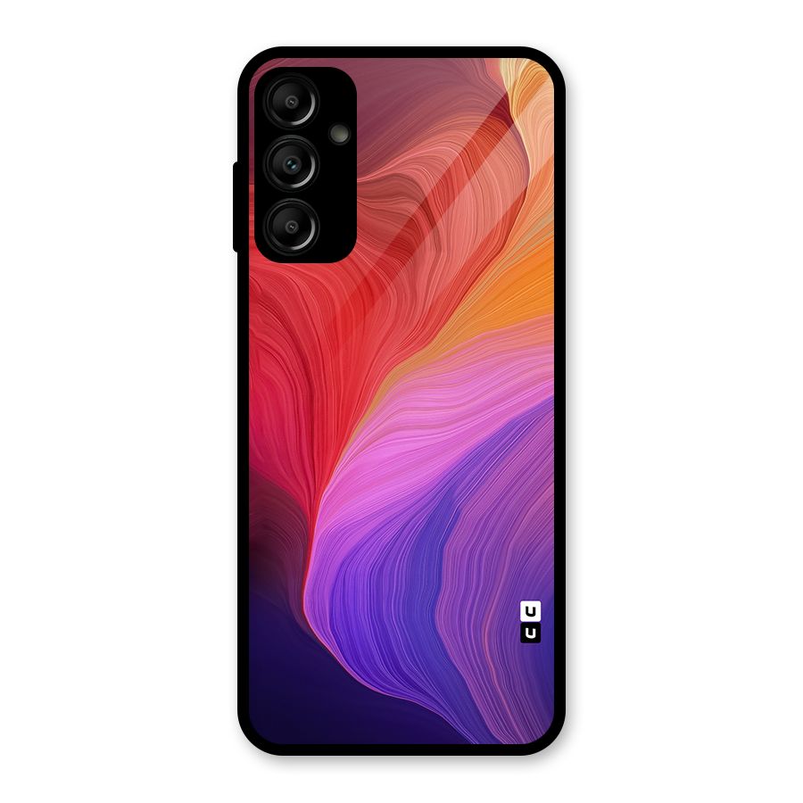 Modern Colors Mix Glass Back Case for Galaxy A14 5G