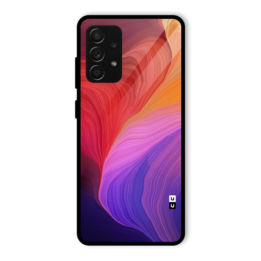 Modern Colors Mix Glass Back Case for Galaxy A53 5G