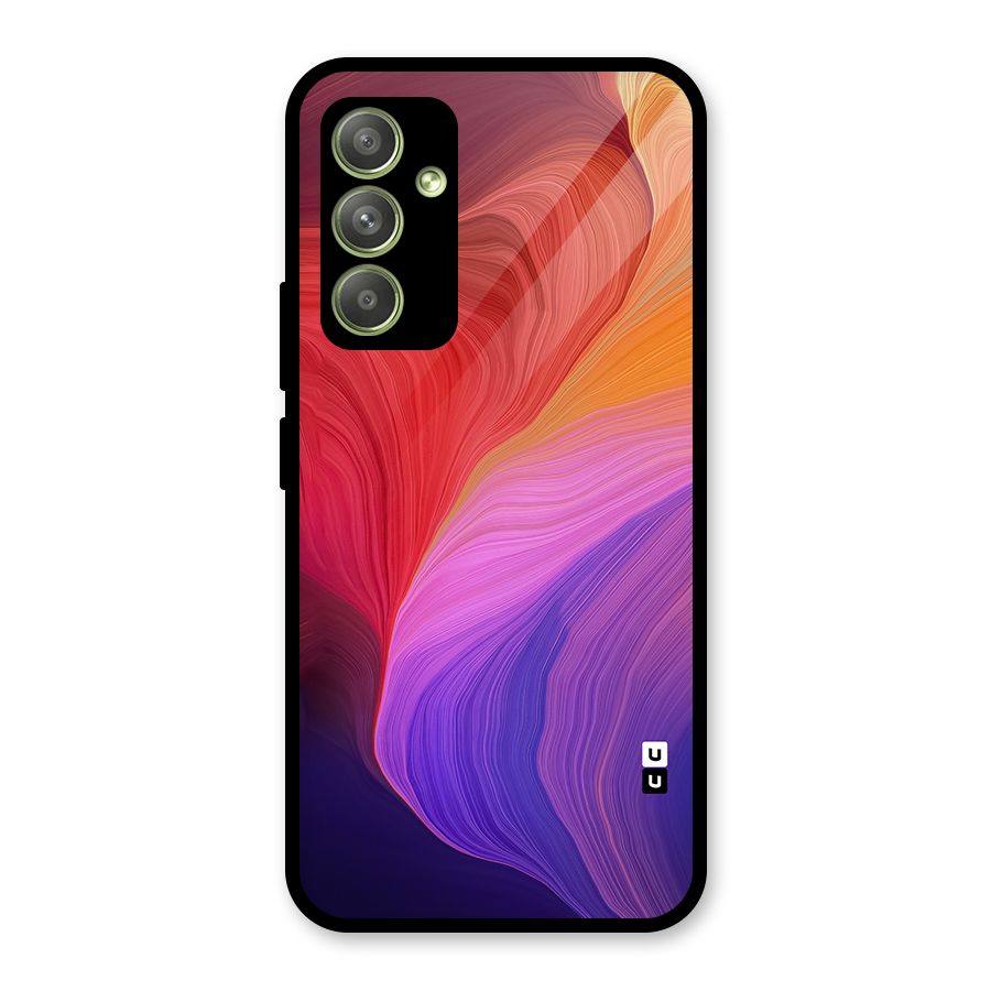 Modern Colors Mix Glass Back Case for Galaxy A54