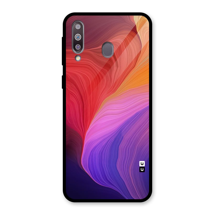 Modern Colors Mix Glass Back Case for Galaxy M30