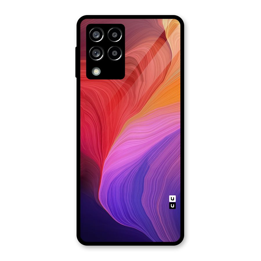 Modern Colors Mix Glass Back Case for Galaxy M53 5G