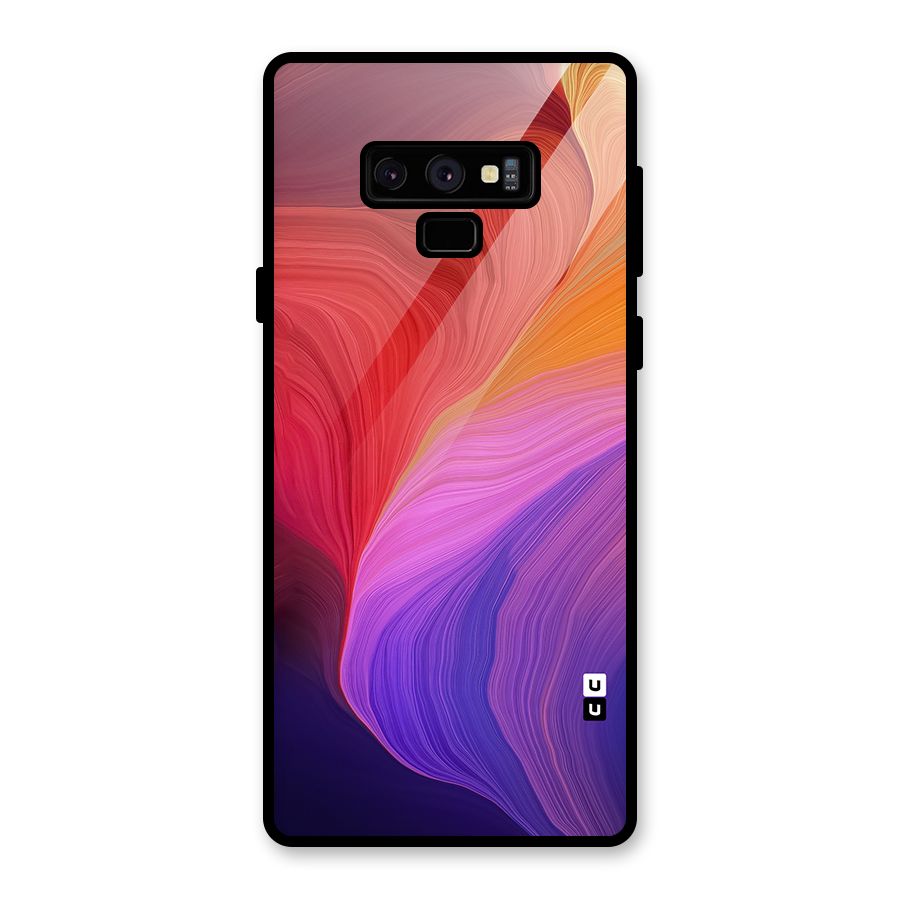 Modern Colors Mix Glass Back Case for Galaxy Note 9