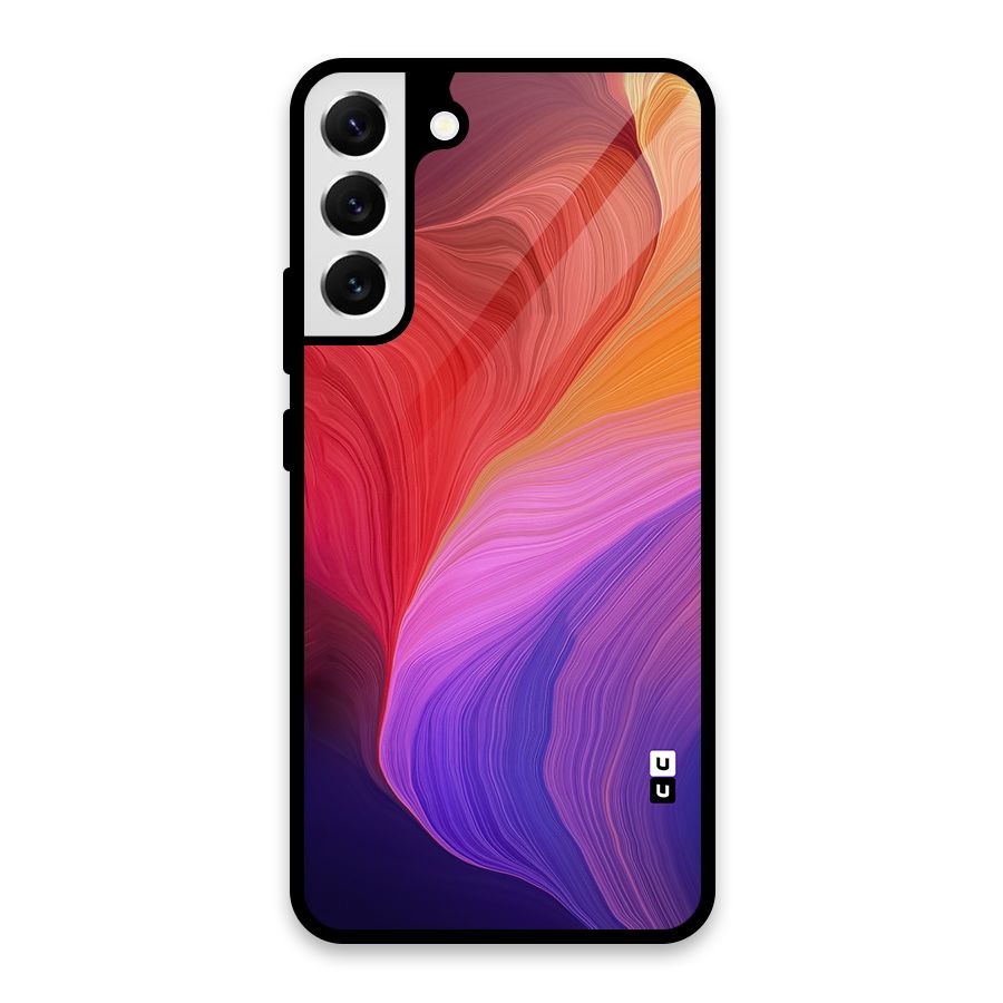 Modern Colors Mix Glass Back Case for Galaxy S22 Plus 5G