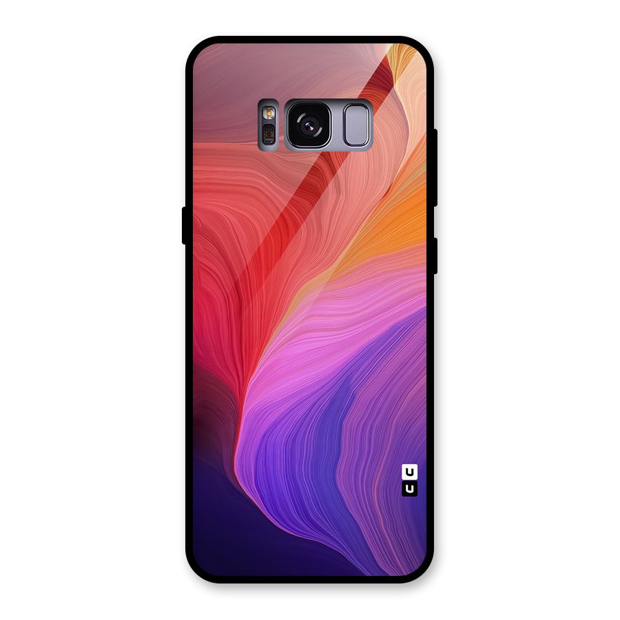 Modern Colors Mix Glass Back Case for Galaxy S8