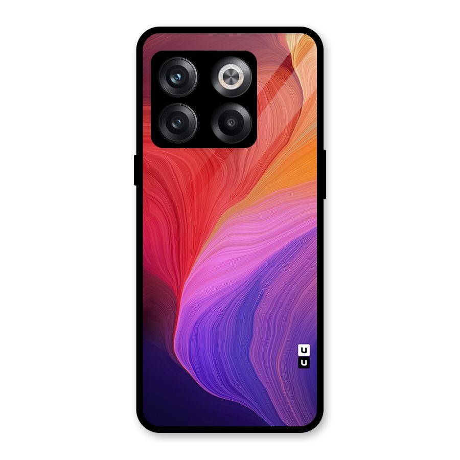Modern Colors Mix Glass Back Case for OnePlus 10T