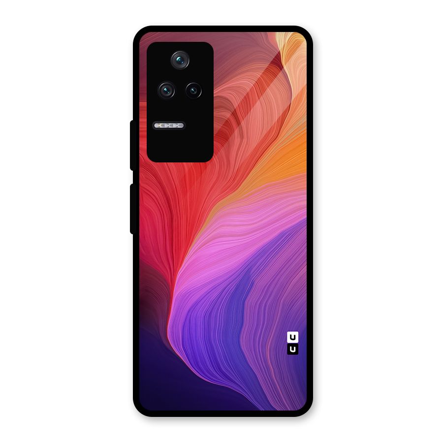 Modern Colors Mix Glass Back Case for Poco F4 5G
