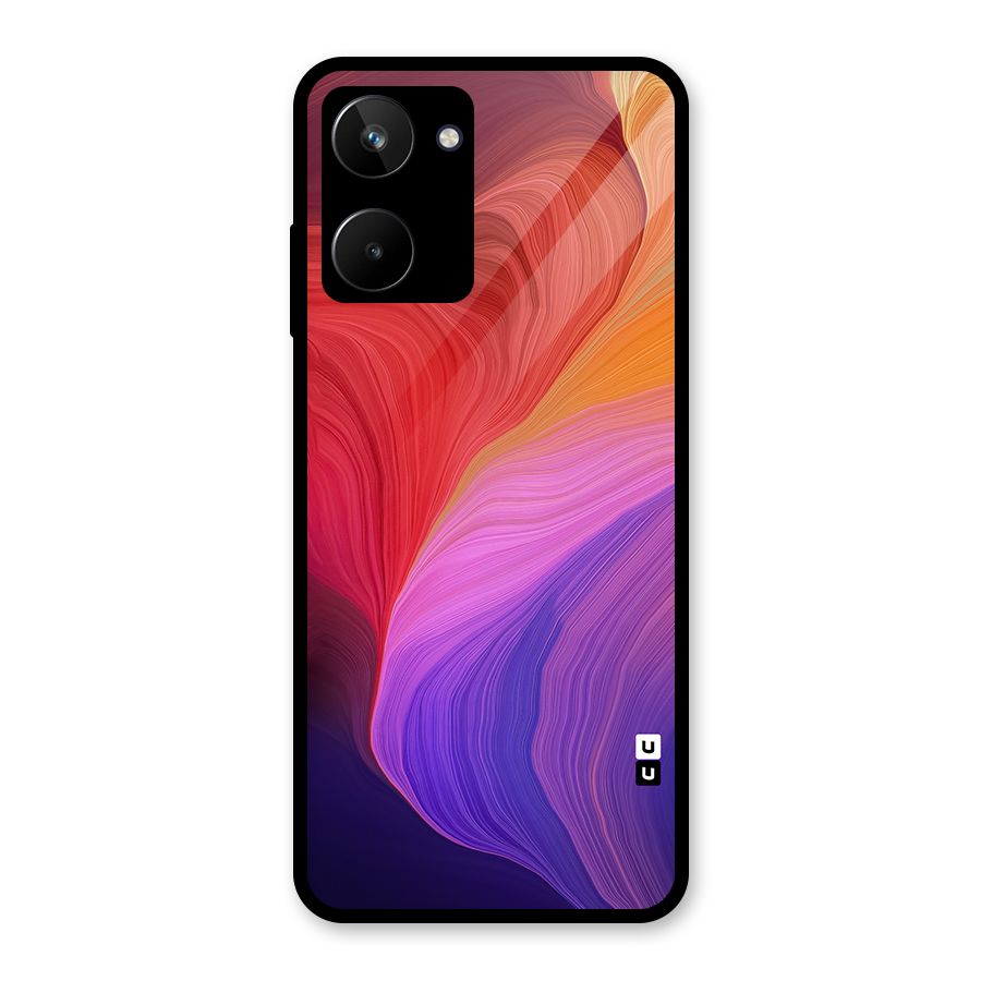 Modern Colors Mix Glass Back Case for Realme 10
