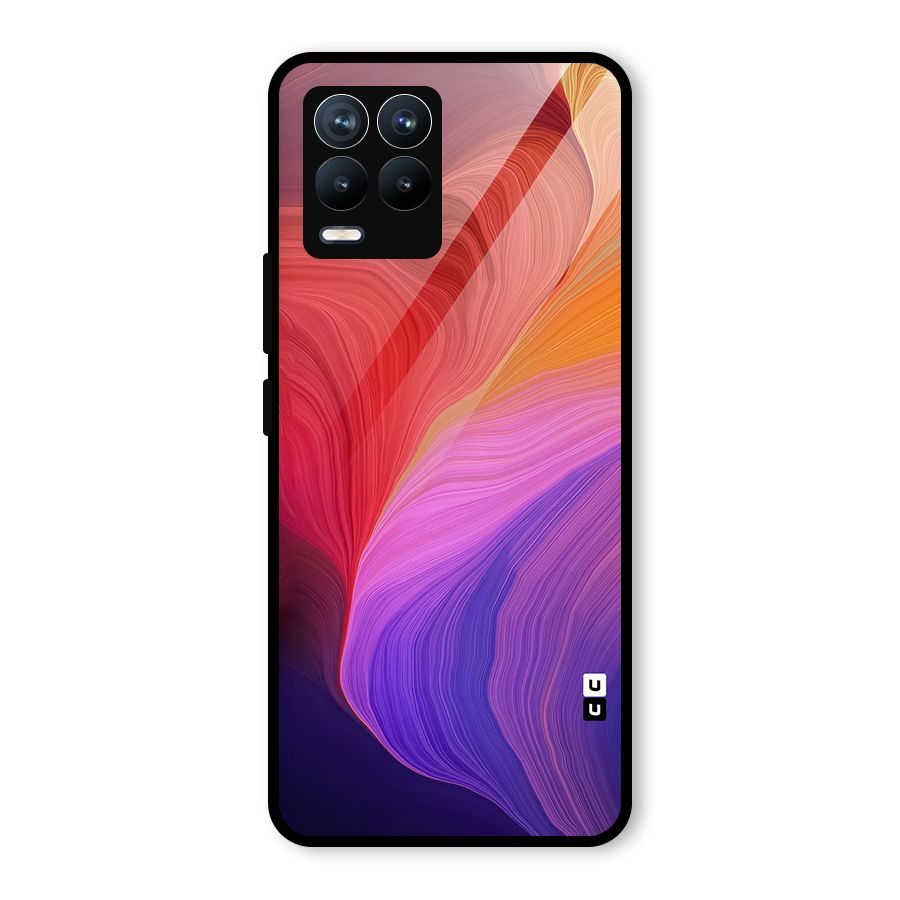 Modern Colors Mix Glass Back Case for Realme 8