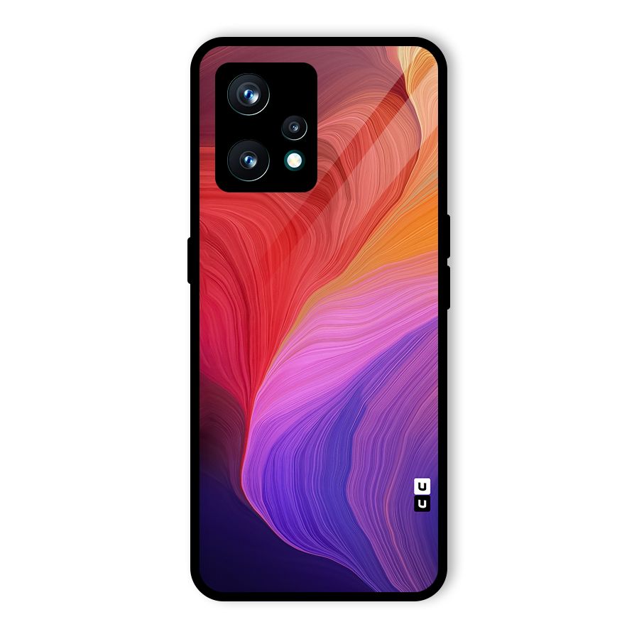 Modern Colors Mix Glass Back Case for Realme 9 Pro Plus 5G