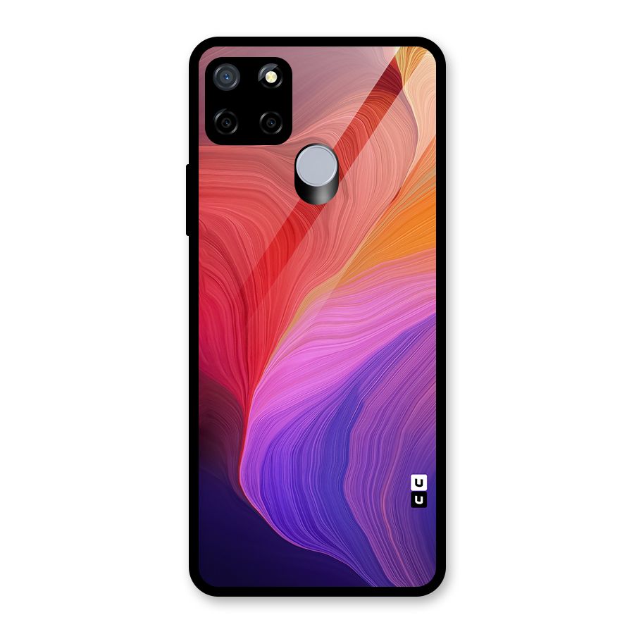 Modern Colors Mix Glass Back Case for Realme C15