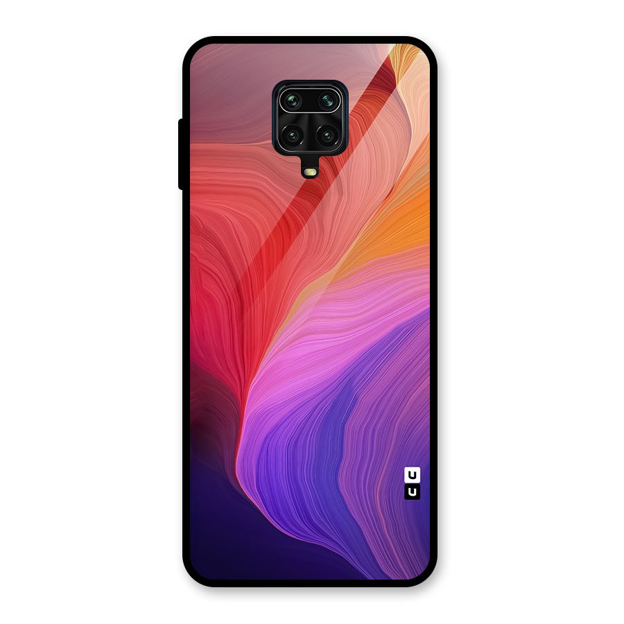 Modern Colors Mix Glass Back Case for Redmi Note 9 Pro Max