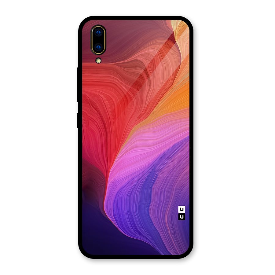 Modern Colors Mix Glass Back Case for Vivo V11 Pro