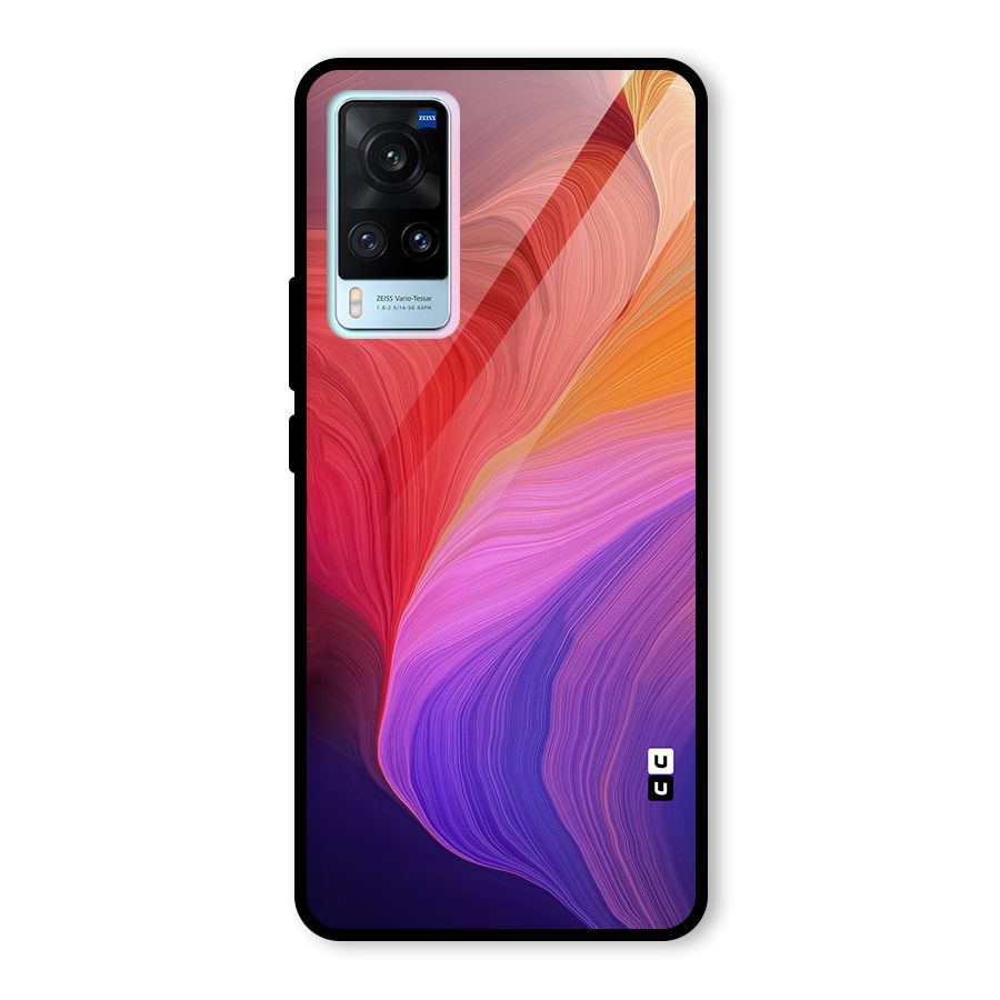 Modern Colors Mix Glass Back Case for Vivo X60