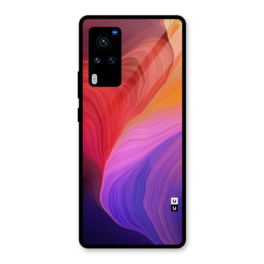 Modern Colors Mix Glass Back Case for Vivo X60 Pro