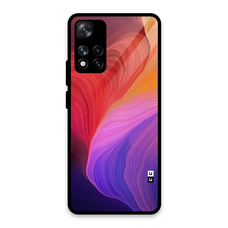 Modern Colors Mix Glass Back Case for Xiaomi 11i HyperCharge 5G