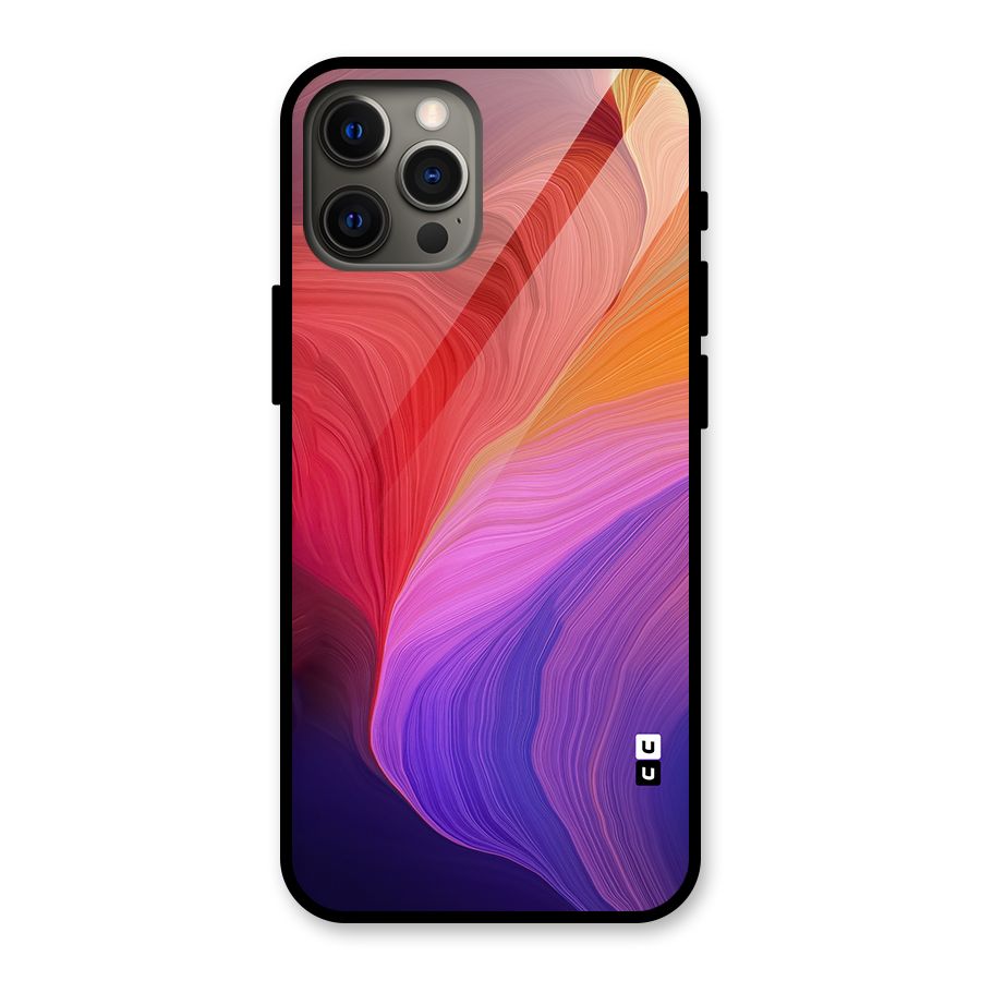 Modern Colors Mix Glass Back Case for iPhone 12 Pro Max