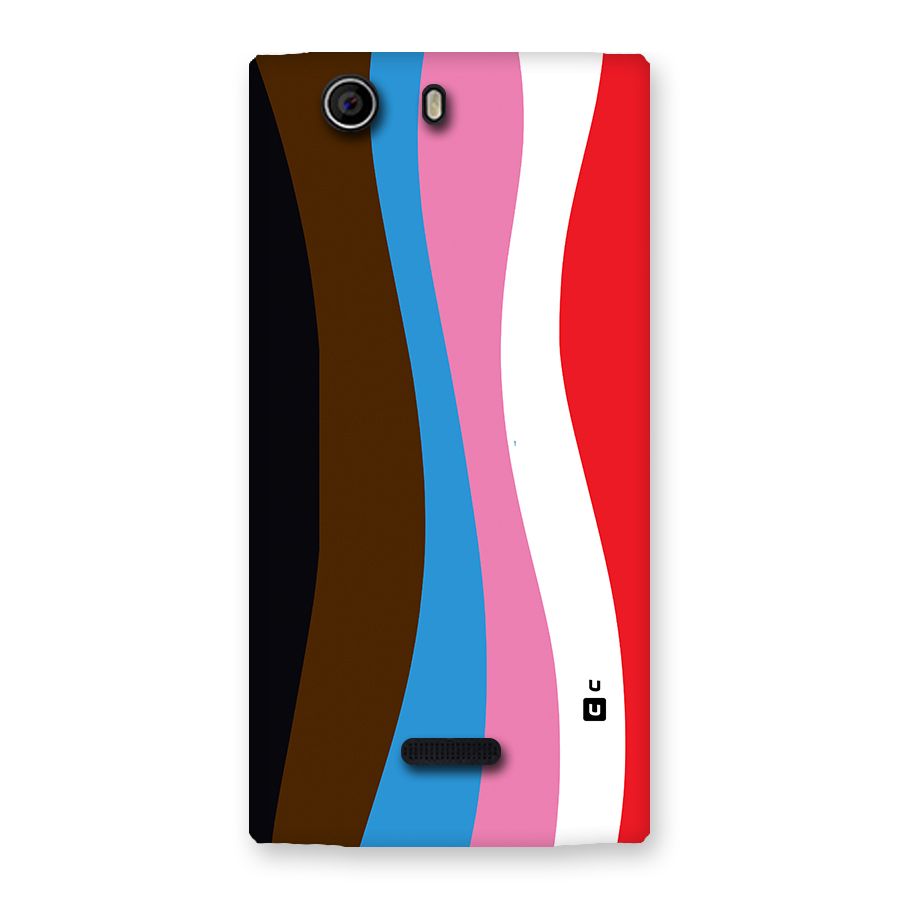 Modern Curves Back Case for Canvas Nitro 2 E311