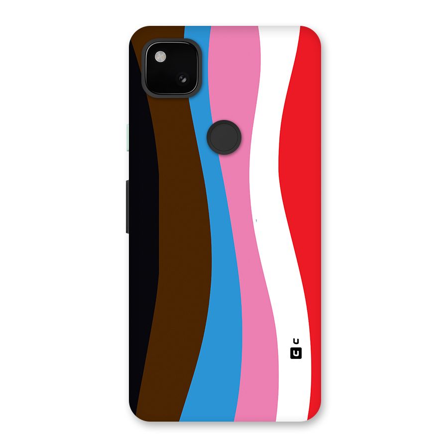 Modern Curves Glass Back Case for Google Pixel 4a