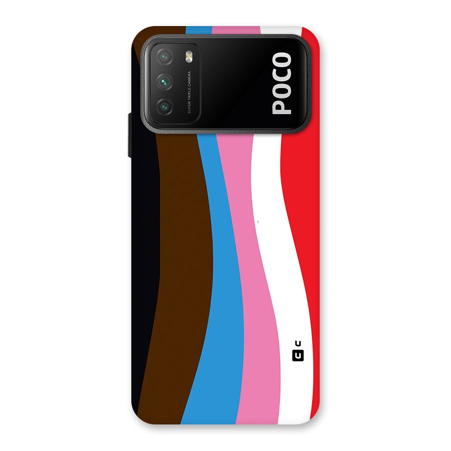 Modern Curves Back Case for Poco M3