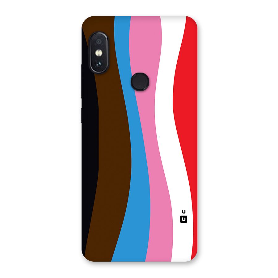 Modern Curves Glass Back Case for Redmi Note 5 Pro